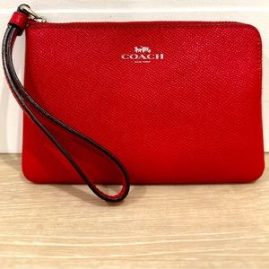 Coach Leather Wristlet